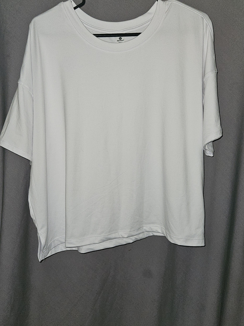 90 Degree By Reflex White Short Sleeve Crew Neck T-Shirt